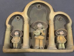 JAMBRICH LIZA LARGE CERAMIC ART!!!!  34X42cm!!!