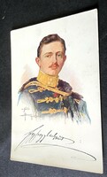 IV. KÁROLY KORONÁS MAGYAR APOSTOLI KIRÁLY HABSBURG 1916 KORABELI EREDETI FOTÓ LAP KÉP