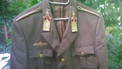 Katonai-MH Társasági tiszti zakó alezredes rendfokozat-logisztika/hadtáp