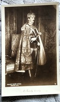 IV. KÁROLY KORONÁS MAGYAR APOSTOLI KIRÁLY HABSBURG 1916 KORABELI EREDETI FOTÓ LAP KÉP