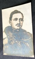 IV. KÁROLY KORONÁS MAGYAR APOSTOLI KIRÁLY HABSBURG 1916 KORABELI EREDETI FOTÓ LAP KÉP
