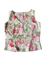 Laura Ashley vintage len ujjatlan felső