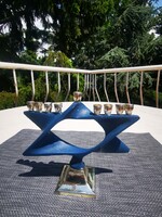 RÉGI ERETZ ISRAEL HANUKA GYERTYATARTÓ