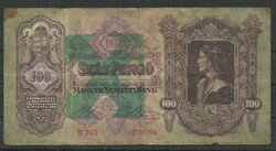1930.- 100 pengő - használt  - Szálasi
