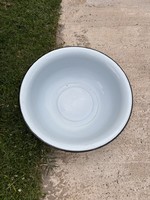 Orosz  CCCP Zománcos zománcozott 44.5 cm-es  kívül sárga lavór falusi lavórtartóba lavórtartó