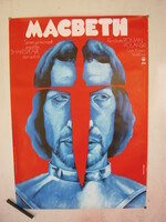 Macbeth Roman Polanski film plakát - 1971 - 81 x 57 cm.