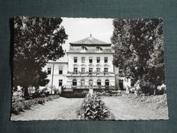 Képeslap,Kőszeg, SZOT üdülő, Festetics kastély látkép,részlet, 1965-