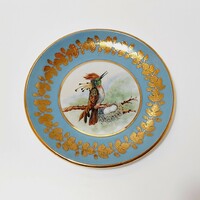 Epiag porcelán madaras, kézi festésű tál, 13,7 cm