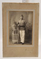 "Fridrich, Szentes Görög Udvar" I. vh. katona műtermi fotográfia (3108)