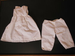 BABARUHA - 2 db - NAGY - ALKUKÉPES - RUHA - 33 cm  - NADRÁG - 26 cm  - RÉGI - HIBÁTLAN