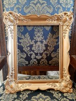 Gyönyörű antik blondel képkeret  38 cm x 46 cm