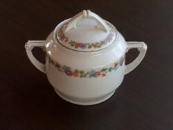 Ízléses meisseni porcelán cukortartó