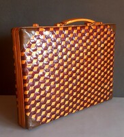 Vintage Opart rattan  kézzel készített táska ALKUDHATÓ design