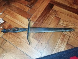 Régi szúró fegyver teljes hossza 44 cm