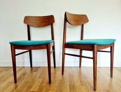 Mid-century teak szék pár, LV 562