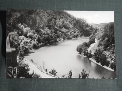 Képeslap, Miskolc, Lillafüred Palotaszálló, SZOT üdülő,Hámori tó látkép, részlet, 1962-