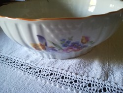 Nagy méretű Zsolnay porcelán tál