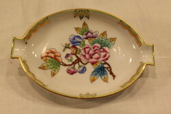 Viktória-mintás Herendi porcelán hamutartó
