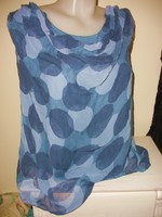 100% selyem felső nagy petttyekkel