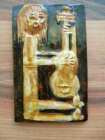 Jelzett falikerámia 18x11cm