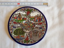Falitányér 17 Szent föld Nazareth Bethlehem 13cm