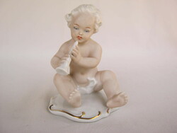 Schaubach Kunst porcelán puttó