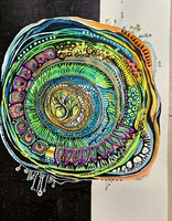 Mandala 23- -Az élet játékossága (36x48cm)