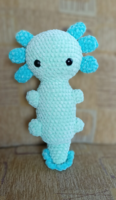 Horgolt amigurumi axolotl