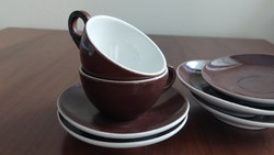 Régi Zsolnay kávés csésze aljjal