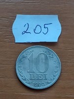 ROMÁNIA 10 LEI 1990  205