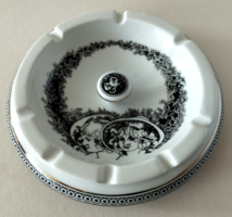 Hollóházi  Jurcsák László porcelán hamutál