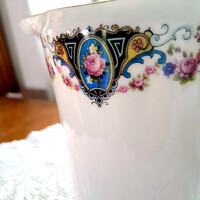Szecessziós Epiag D.F. RÓZSÁS KIÖNTŐ és CUKORTARTÓ - Art&Decoration