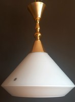 Art deco kézzel készített tejüveg búrás lámpa ALKUDHATÓ