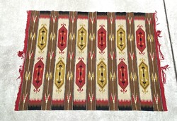 TORONTÁLI KÉZI CSOMÓZÁSÚ NAGYMÉRETŰ VIDÁM SZÍNEKKEL KÉSZÍTETT VÉKONY SZŐNYEG 225 X 166 CM