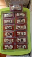 Silver car collection Ezüst színű autó modellek