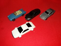 Minőségi fém kisautó játékcsomag JAMES BOND 007 4db egybe képek szerint LÍRÁSBAN LISTA A TÍPUSOKRÓL