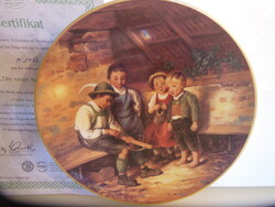 PORCELÁN - TÁNYÉR - SELTMANN WEIDEN - 1995 év SORSZÁMOZOTT - LIMITÁLT - TANUSÍTVÁNY -  HIBÁTLAN