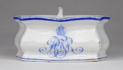 1S144 Antik Josef Böck bécsi porcelán asztali sótartó