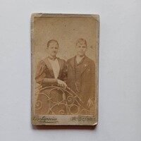 ZA526.1 - Ifj. Osztapovics Ferencz műterem, Máramarossziget - Bikszád, Erdély CDV -fotó 1900k