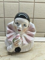 Velencei porcelán bohóc mellszobor eladó!