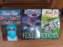 Martha Tailor - Zöld halál, Pokoli kísérlet, Fekély - 3 db könyv egyben