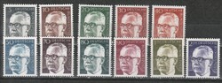 Postatiszta Bundes 0423 Mi 635-645      13,00 Euró