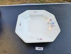 T1621 Gránit virágmintás tál 24x24 cm