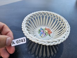 A0743 Herendi fonott tálka 12x5 cm
