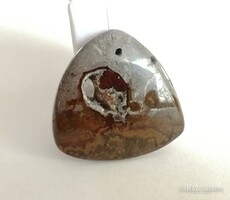 51ct 3,3cm Természetes Jáspis kaboson, medál, marokkő