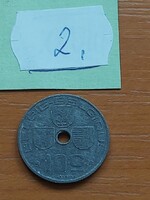 BELGIUM BELGIE - BELGIQUE 10 CENTIMES 1942 WW II. CINK, III. Leopold király  2.