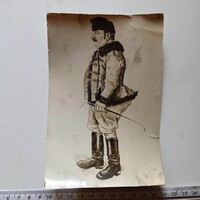 ZA533.2 -Régi fotó  Pándy Lajos festőművész I.vh -1915  Kolomea -Csernovitz Bukovina - korabeli fotó