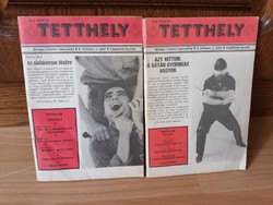 Tetthely - Bűnügyi, irodalmi regényújság II. évfolyam, 1. + 2. szám - 2 egyben