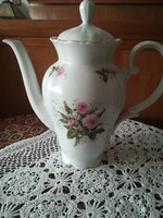 Porcelán/ Bavaria/ rózsás kanna+kiöntő+ tálak