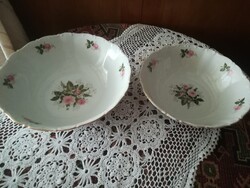 Porcelán / Bavaria/ rózsás tál